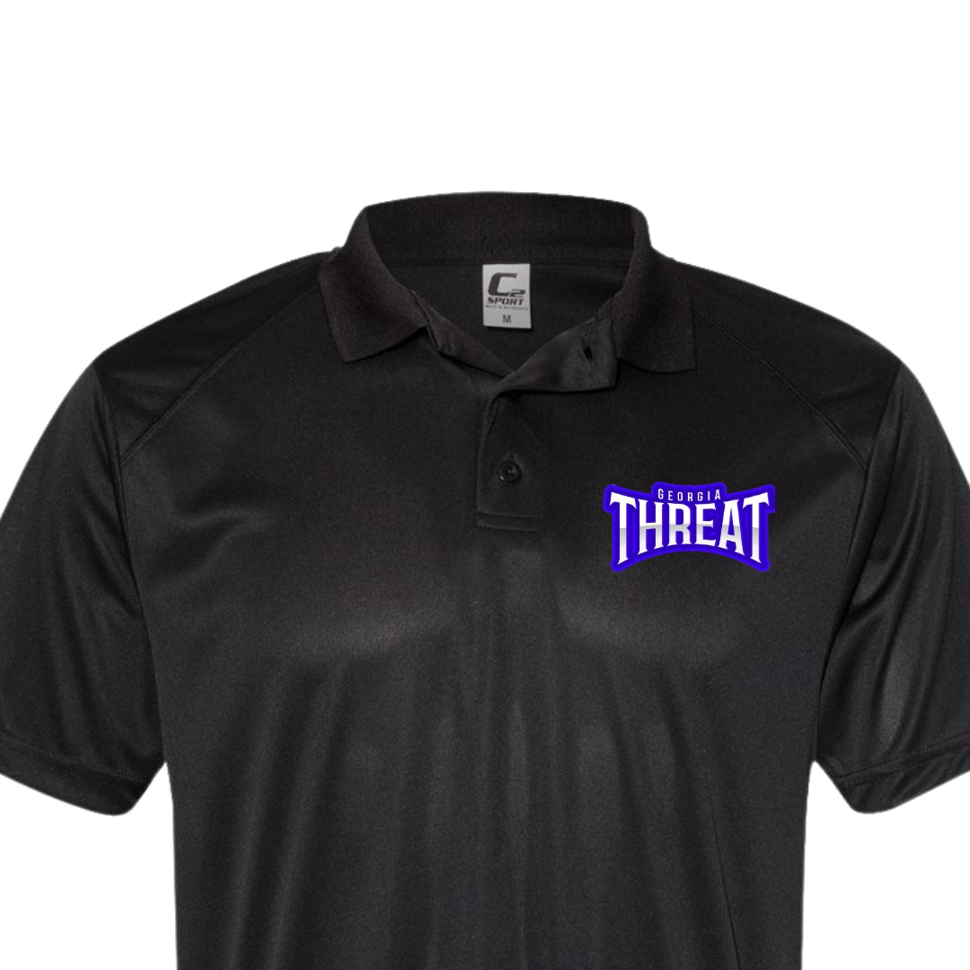 Logo Drifit Polo Black | THREAT