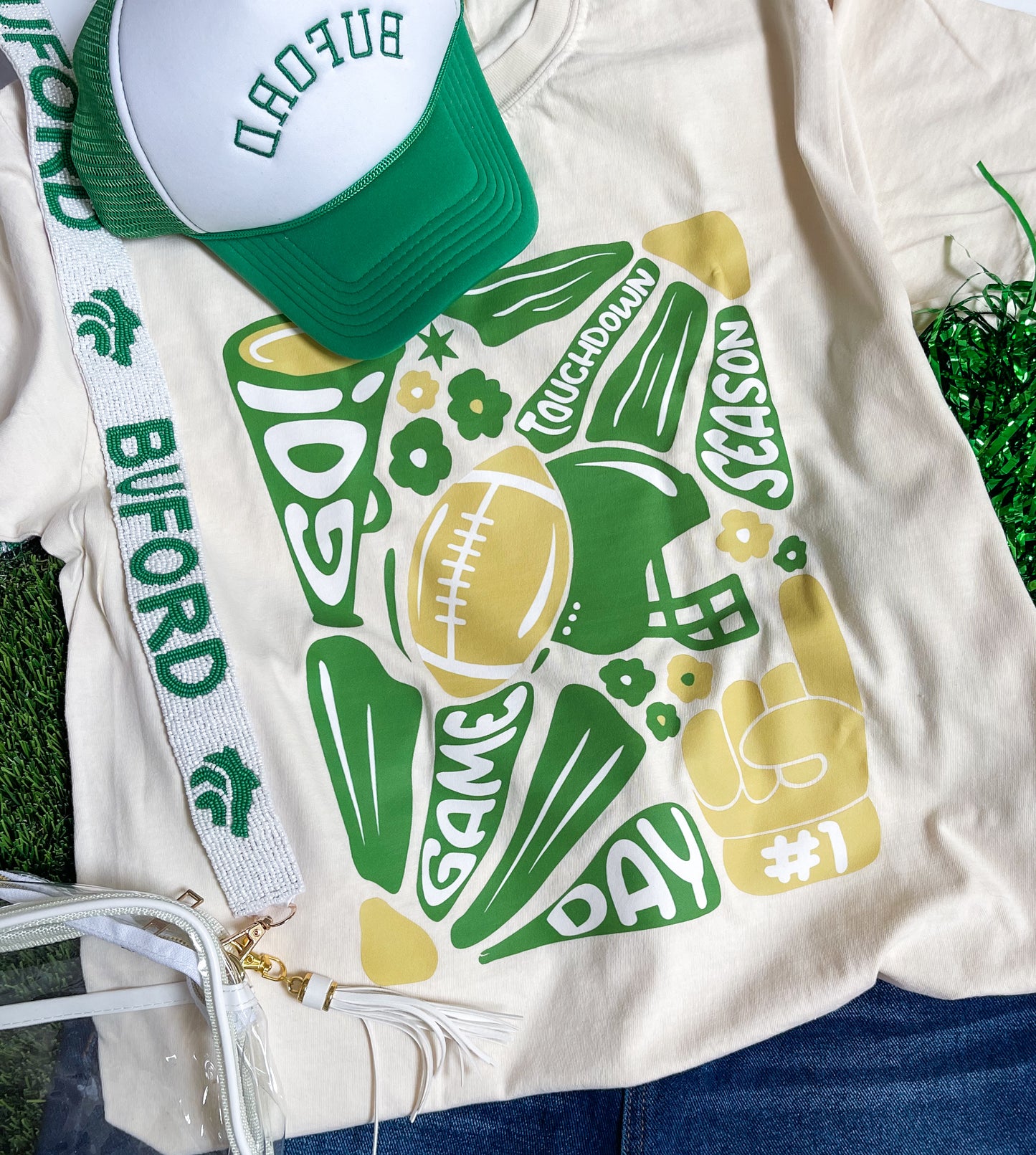 Buford Purse Strap | White