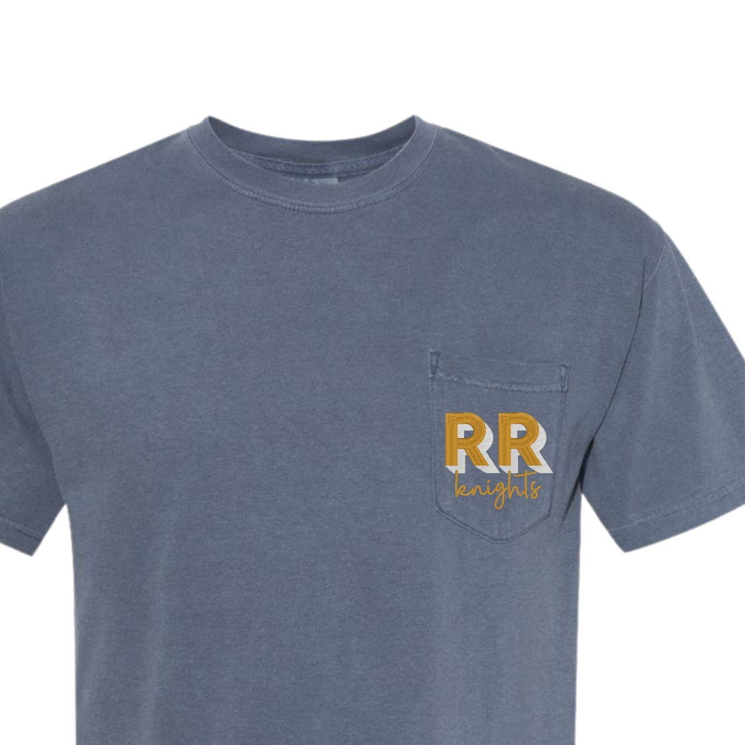 Shadow Block Pocket Tee | RR Denim