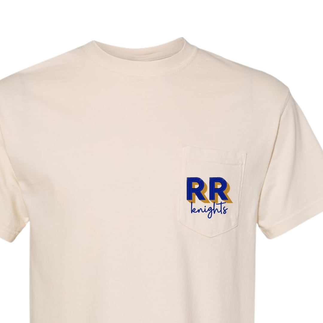 Shadow Block Pocket Tee | RR Ivory