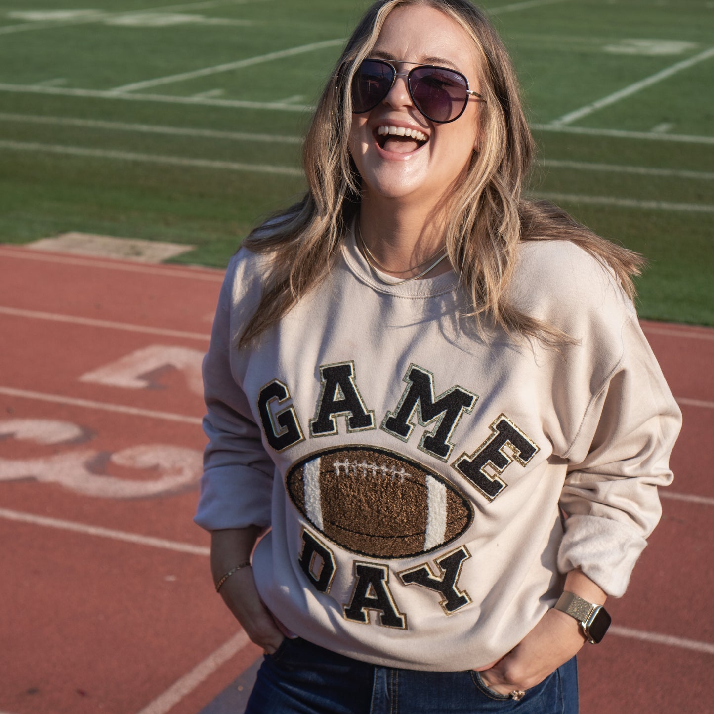Game Day Sweatshirt | Taupe