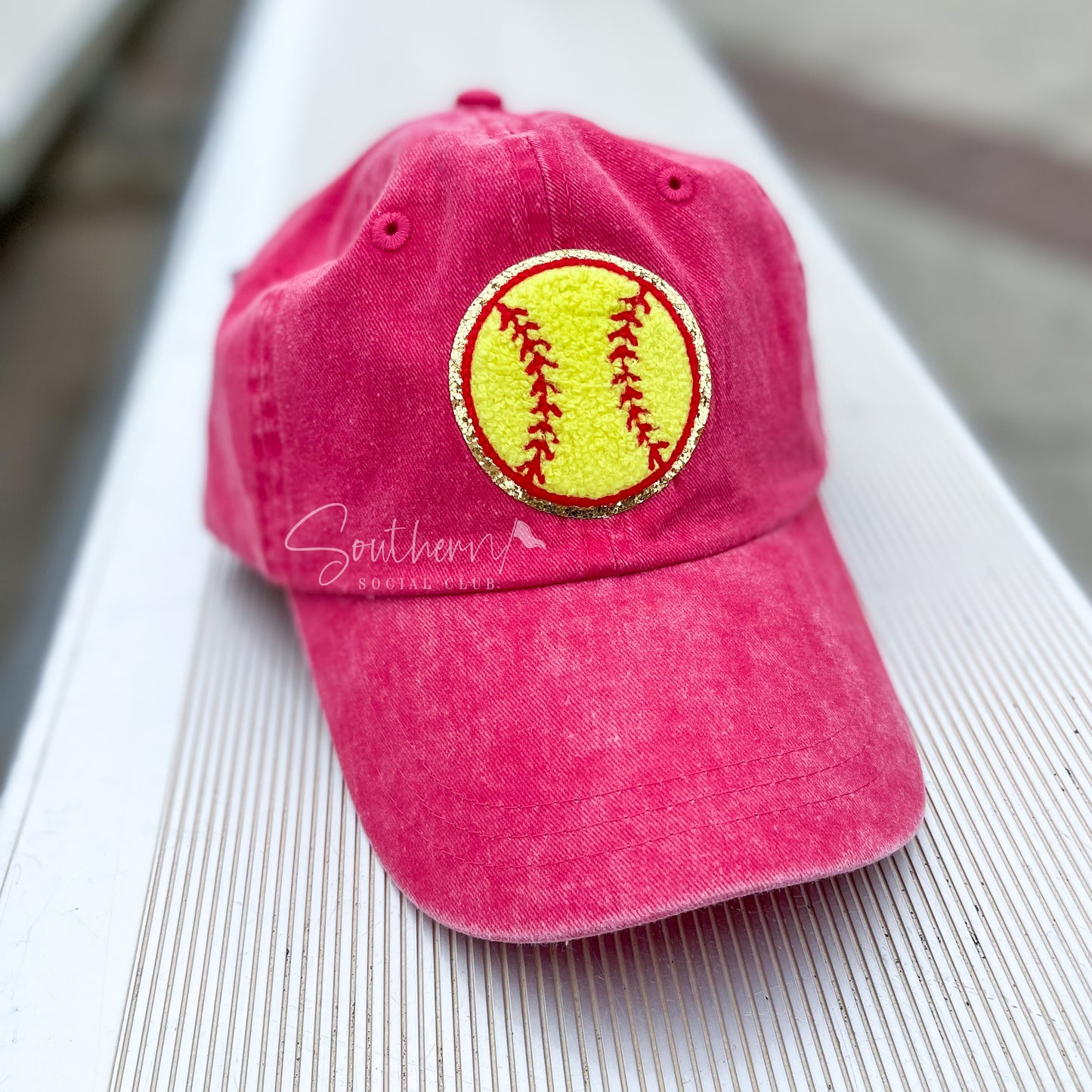 Softball Patch Hat
