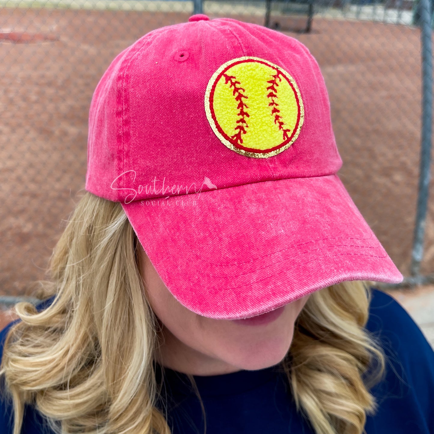 Softball Patch Hat