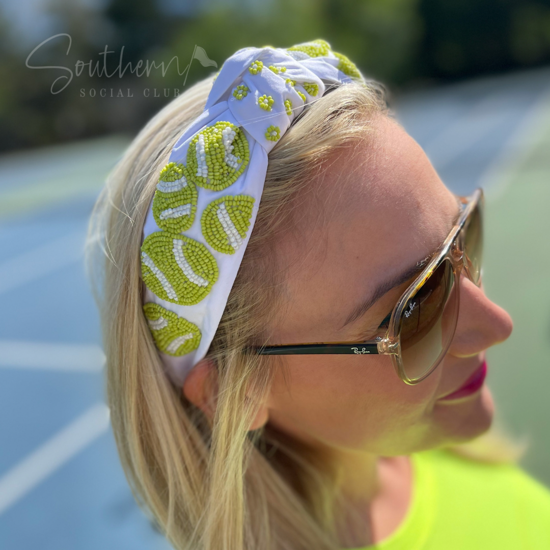 Tennis Beaded Headband