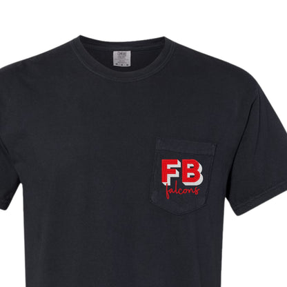 Shadow Block Pocket Tee | FB Black