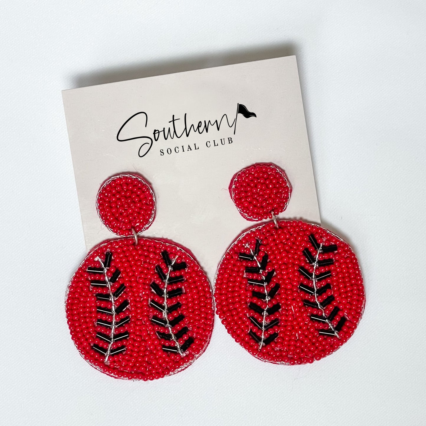 Earrings | Red & Black