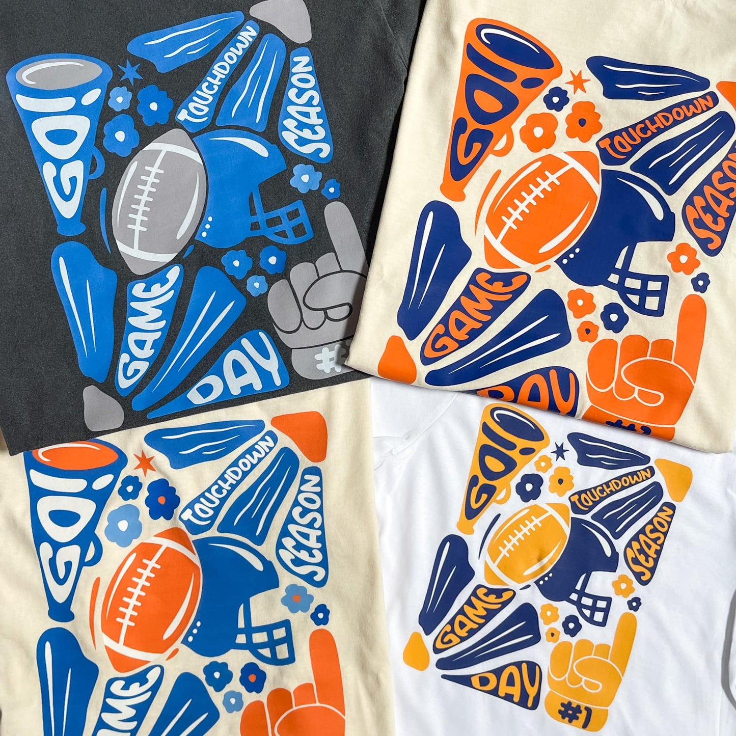 Groovy Football Tee | Adult