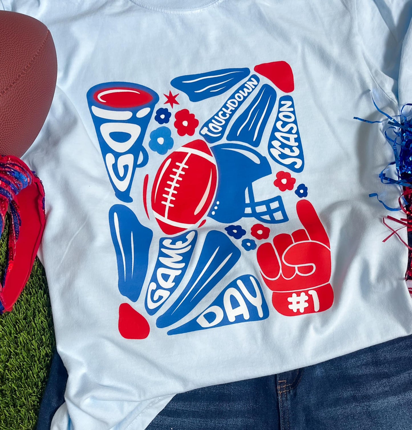 Groovy Football Tee | Adult