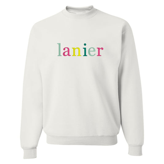 Multicolor Embroidered Sweatshirt | Lanier