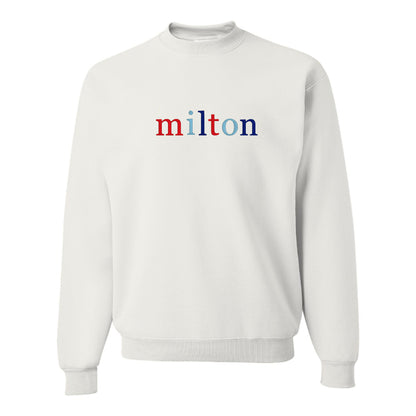 Milton Embroidered Sweatshirt