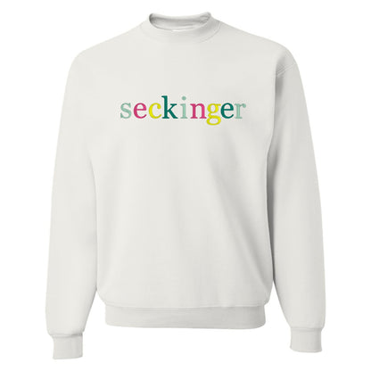 Multicolor Embroidered Sweatshirt | Seckinger