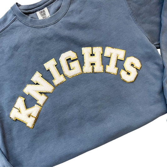 River Ridge Knights - Chenille Patch Sweatshirt