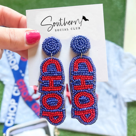 Braves Royal Leopard Glitter – Adorably Southern